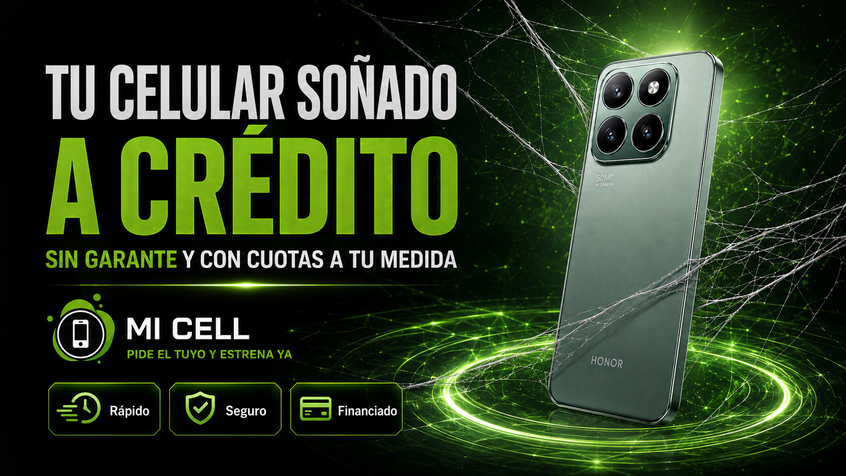 Tu celular soñado a crédito, sin garante y con cuotas a tu medida